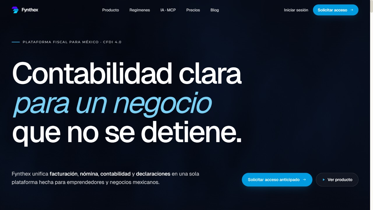 Fynthex: plataforma fiscal todo-en-uno